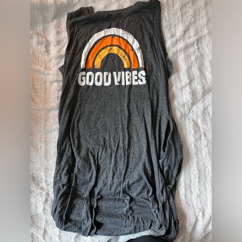 Good Vibes Maxi dress, size XL with pockets